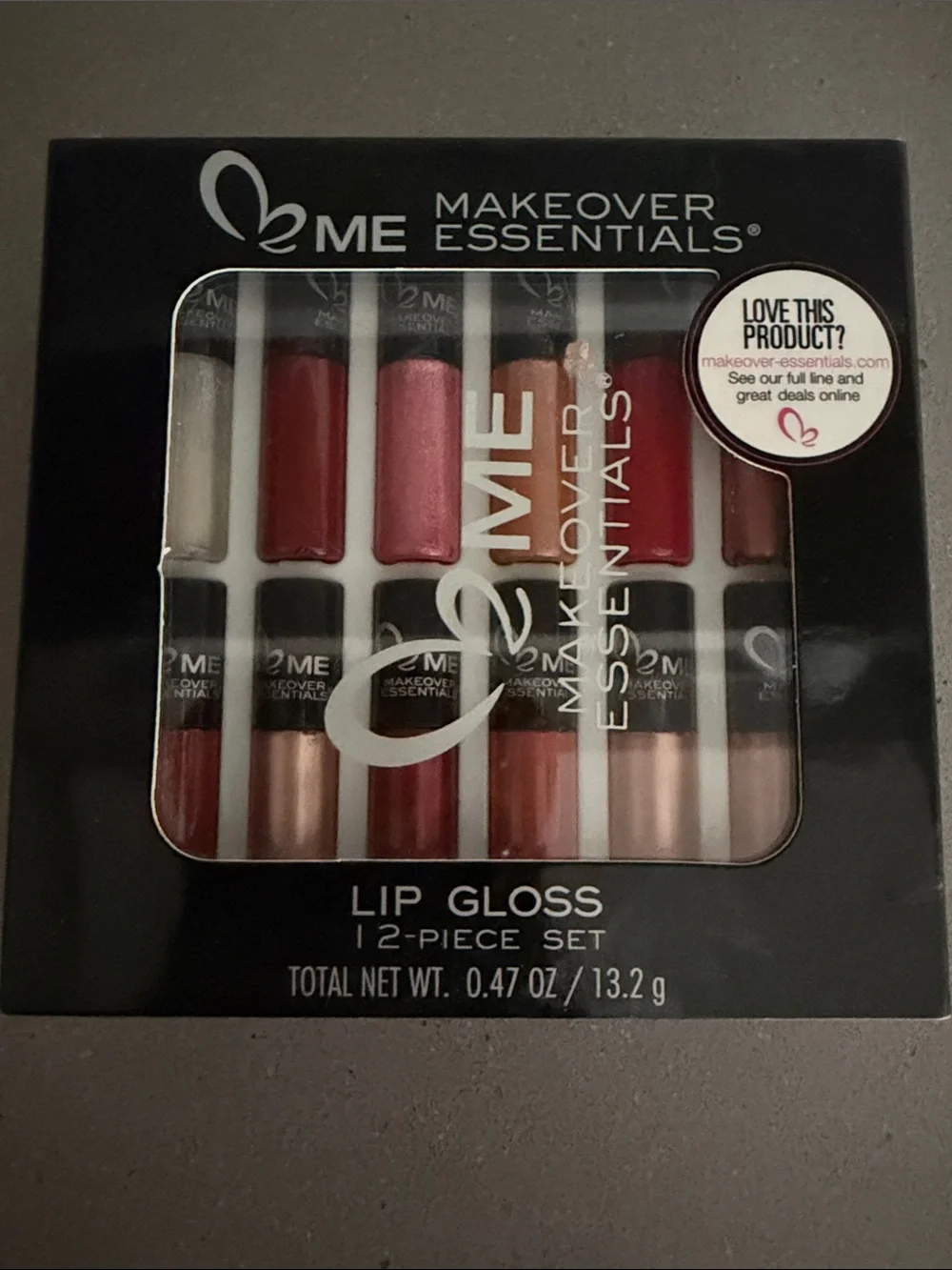 ME Makeover Essentials Lip Gloss Set - Pink, Red, Rose & Nude Tones